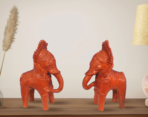 Terracotta Elephant Figurine - Image 2
