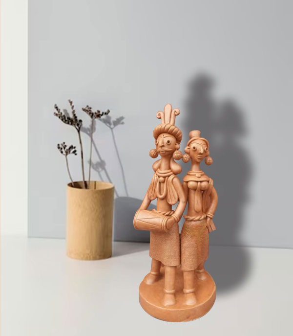 Handmade Terracotta Baul Fakir - Image 2