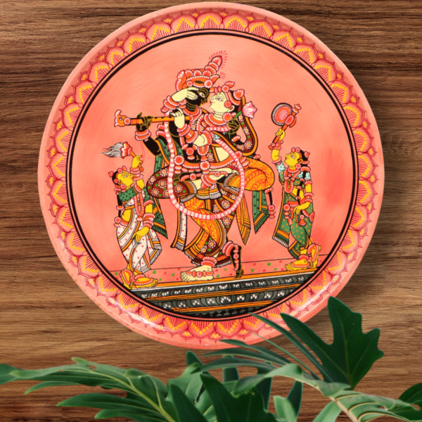 Krishna and Radha shared many loving moments together