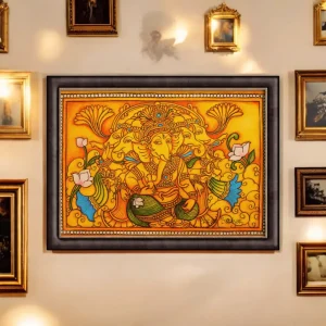 Kerala Mural Painting of Lord Ganesh