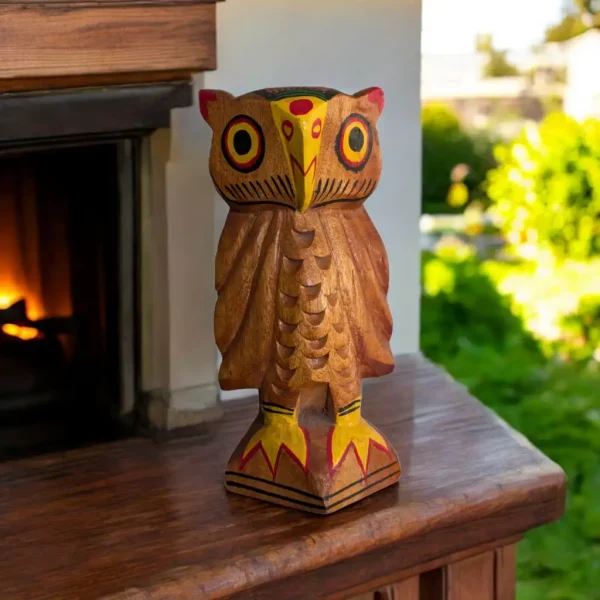 Owl Traditional Wooden Craft Of Burdhawan Of West Bengal (India) - Image 5