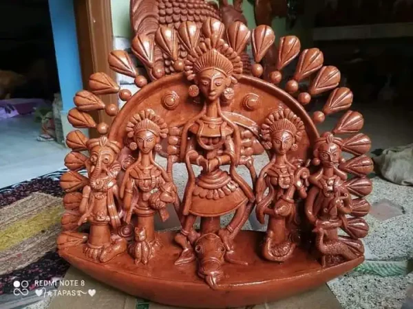 Maa Durga With Family - Image 3