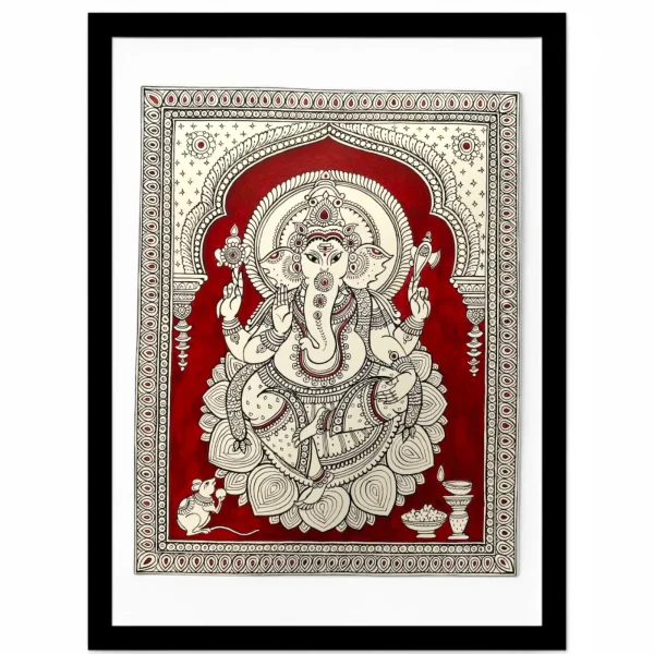 Lord Ganesha - Kalamkari - Image 2