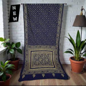 Handcraft Nakshi Katha Tussar Silk Saree With Blouse Piece