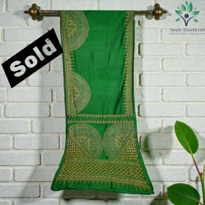Handcraft Nakshi Kantha Tussar Silk Saree With Blouse Piece